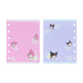 Japan Sanrio 6 Hole Sticker Binder - Kuromi & My Melody - 5