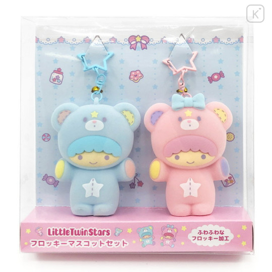 Japan Sanrio Flocked Mascot Set - Little Twin Stars : Dreamy Journey - 1