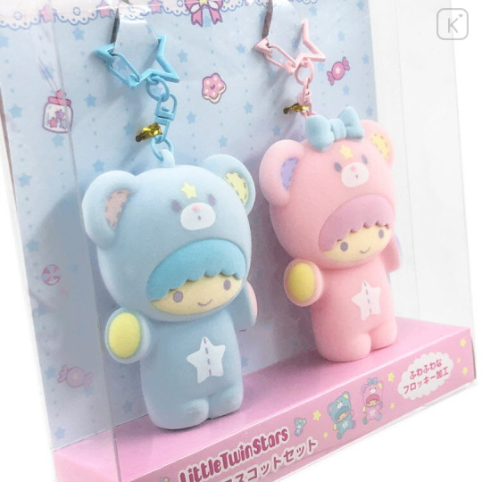 Japan Sanrio Flocked Mascot Set - Little Twin Stars : Dreamy Journey - 2