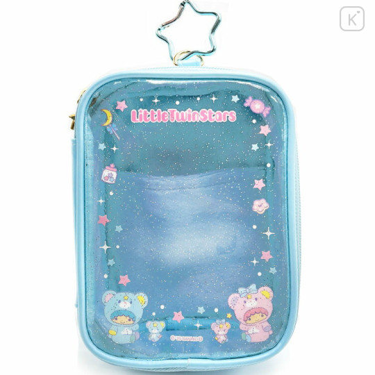 Japan Sanrio Multi Pouch - Little Twin Stars : Dreamy Journey Puff - 1