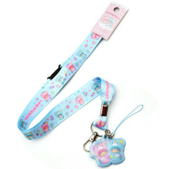 Japan Sanrio Neck Strap - Little Twin Stars : Dreamy Journey Puff