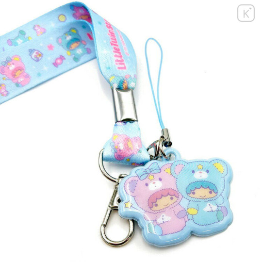 Japan Sanrio Neck Strap - Little Twin Stars : Dreamy Journey Puff - 2