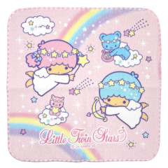 Japan Sanrio Mini Hand Towel - Little Twin Stars : Dreamy Journey Angel