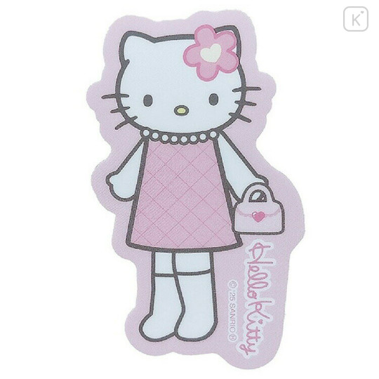 Japan Sanrio Die-cut Sticker - Hello Kitty : Pink Quilt - 1
