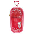 Japan Sanrio Cosmetic Pouch - Hello Kitty : Red - 1
