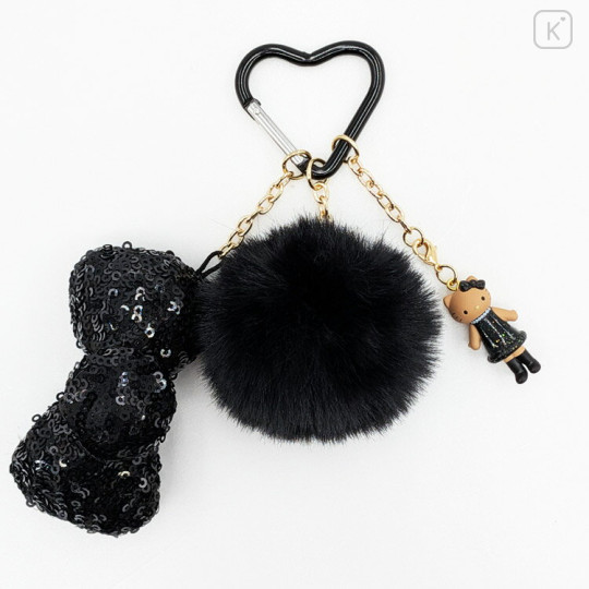 Japan Sanrio Ribbon Strap - Hello Kitty : Glitter - 2