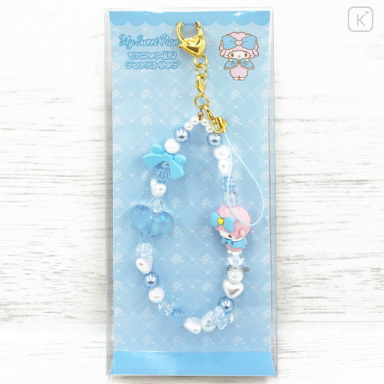 Japan Sanrio Phone Strap - My Sweet Piano : Blue - 2