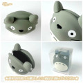 Japan Ghibli 3D Silicone Coin Purse Clasp Pouch - My Neighbor Totoro : Grey - 2