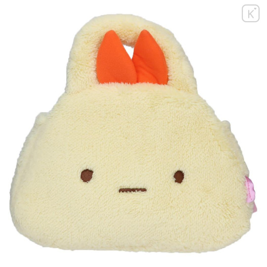 Japan San-X Plush Die-Cut Mascot Handbag - Sumikko Gurashi : Ebifurai no Shippo Fried Shrimp Tail - 1