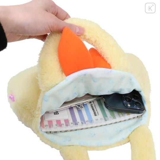 Japan San-X Plush Die-Cut Mascot Handbag - Sumikko Gurashi : Ebifurai no Shippo Fried Shrimp Tail - 3
