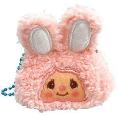 Japan Monchhichi Mini Gamaguchi Clasp Pouch Coin Purse - Chimutan Smile