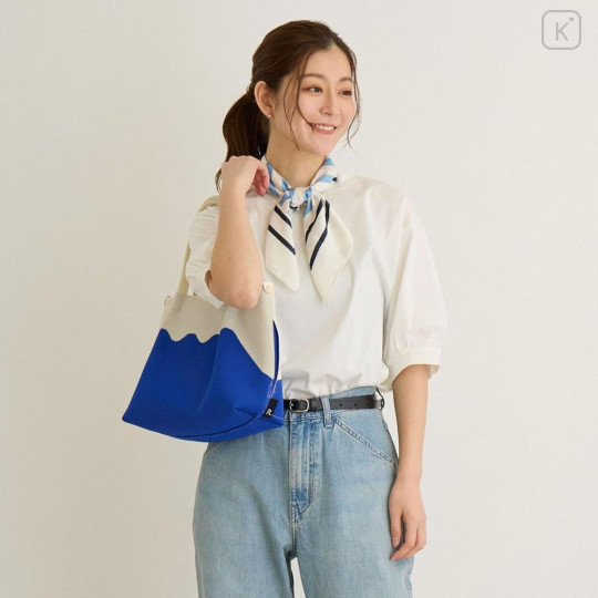 Japan Rootote Deli Tote Bag - Mt. Fuji Blue - 3