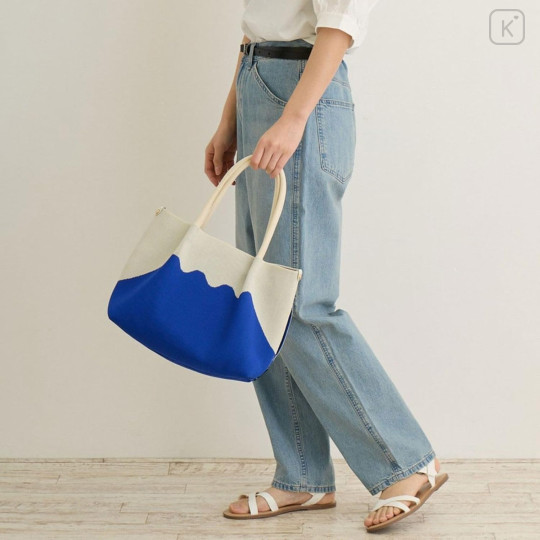 Japan Rootote Deli Tote Bag - Mt. Fuji Blue - 5