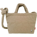Japan Peanuts Rootote Medium Quilt 2way Shoulder Bag - Snoopy : Beige - 1