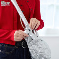 Japan Peanuts Rootote Babyroo Quilt 2way Shoulder Bag - Snoopy : Matte Black - 5