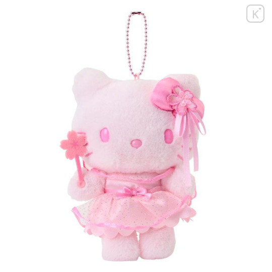 Japan Sanrio Original Mascot Holder - Hello Kitty : Sakura Cherry Blossom Fairy Flower - 1