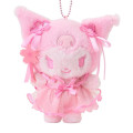Japan Sanrio Original Mascot Holder - Kuromi : Sakura Cherry Blossom Fairy Flower - 2