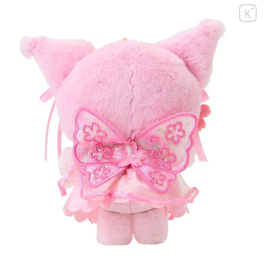 Japan Sanrio Original Mascot Holder - Kuromi : Sakura Cherry Blossom Fairy Flower - 3