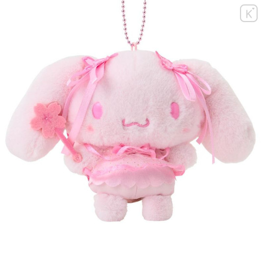 Japan Sanrio Original Mascot Holder - Cinnamoroll : Sakura Cherry Blossom Fairy Flower - 2