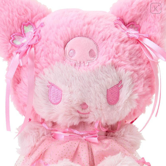 Japan Sanrio Original Plush Toy - Kuromi : Sakura Cherry Blossom Fairy Flower - 3
