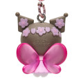 Japan Sanrio Original Bead Keychain Strap with Mascot - Kuromi : Sakura Cherry Blossom Fairy Flower - 3