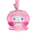 Japan Sanrio Original Bead Keychain Strap with Mascot - My Melody : Sakura Cherry Blossom Fairy Flower - 2