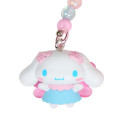 Japan Sanrio Original Bead Keychain Strap with Mascot - Cinnamoroll : Sakura Cherry Blossom Fairy Flower - 2