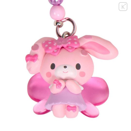 Japan Sanrio Original Bead Keychain Strap with Mascot - Bonbonribbon : Sakura Cherry Blossom Fairy Flower - 2