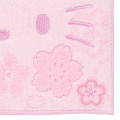 Japan Sanrio Original Petit Towel Handkerchief - Hello Kitty : Sakura Face Pink - 3