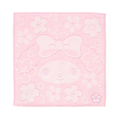 Japan Sanrio Original Petit Towel Handkerchief - My Melody : Sakura Face Pink