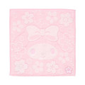 Japan Sanrio Original Petit Towel Handkerchief - My Melody : Sakura Face Pink - 1
