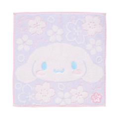 Japan Sanrio Original Petit Towel Handkerchief - Cinnamoroll : Sakura Face