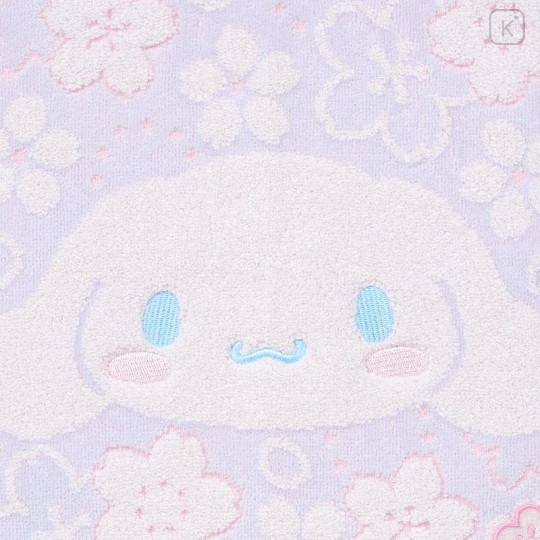 Japan Sanrio Original Petit Towel Handkerchief - Cinnamoroll : Sakura Face - 2
