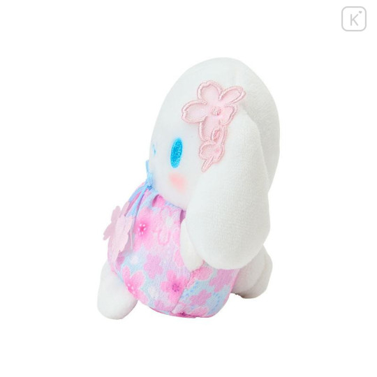 Japan Sanrio Original Bean Bag Plush - Cinnamoroll : Sakura Cherry Blossom Flower - 2
