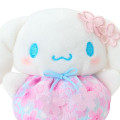 Japan Sanrio Original Bean Bag Plush - Cinnamoroll : Sakura Cherry Blossom Flower - 3