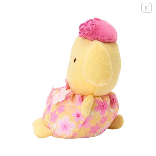 Japan Sanrio Original Bean Bag Plush - Pompompurin : Sakura Cherry Blossom Flower - 2