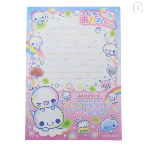 Japan Kamio A6 Notepad - Pukupuku Awawa-chan Wink : Heisei Retro - 4