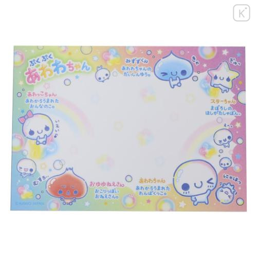 Japan Kamio A6 Notepad - Pukupuku Awawa-chan Wink : Heisei Retro - 5