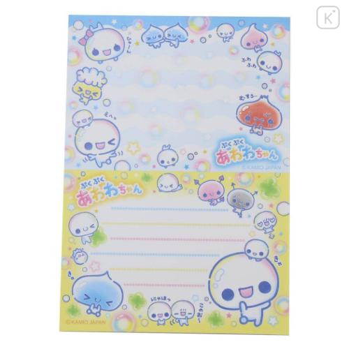 Japan Kamio A6 Notepad - Pukupuku Awawa-chan Wink : Heisei Retro - 6