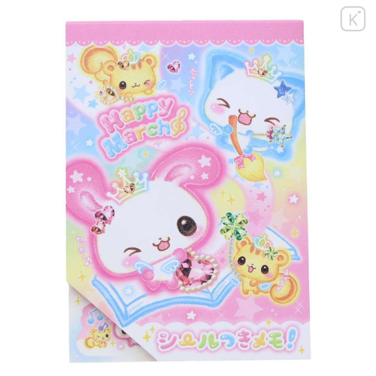 Japan Kamio A6 Notepad - Happy March Cat & Rabbit : Heisei Retro Wink - 1