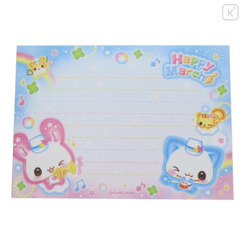 Japan Kamio A6 Notepad - Happy March Cat & Rabbit : Heisei Retro Wink - 6
