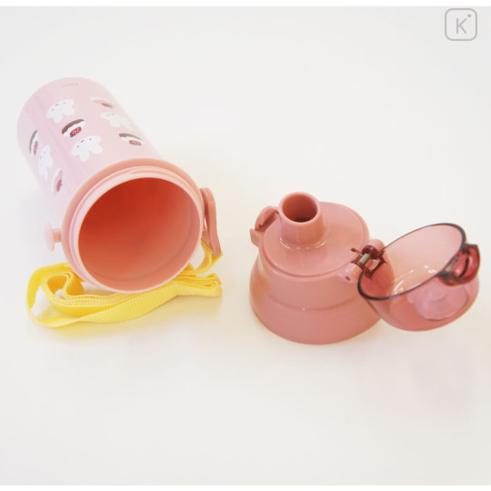 Japan Miffy Kids One-Touch Water Bottle With Strap 480ml - Cupcake Cherry Strawberry Pink - 2