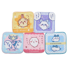 Japan Chiikawa Petit Towel Handkerchief Set - Chiikawa : Colorful