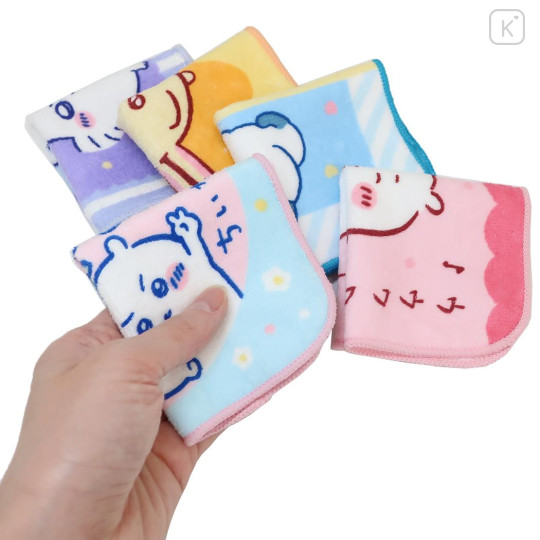 Japan Chiikawa Petit Towel Handkerchief Set - Chiikawa : Colorful - 3