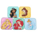 Japan Disney Petit Towel Handkerchief Set - Disney Princess Coloful - 1