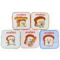 Japan Bread Thief Petit Towel Handkerchief Set - Funny Face - 1