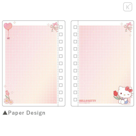Japan Sanrio A6 Ring Notebook - Hello Kitty : Slice of Happiness Jelly - 2