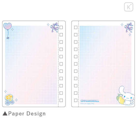 Japan Sanrio A6 Ring Notebook - Cinnamoroll : Slice of Happiness Jelly - 2