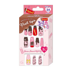Japan Sanrio × Ghana Nail Tips - Kuromi & My Melody : Chocolate