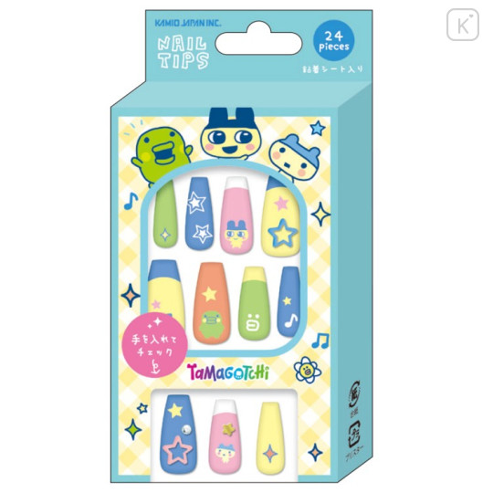 Japan Tamagotchi Nail Tips - Colorful - 1